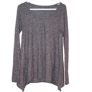 Lululemon Heathered Purple Tunic Long Sleeve Size 6/8